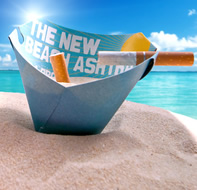 Postcard Beach Ashtray from boodi